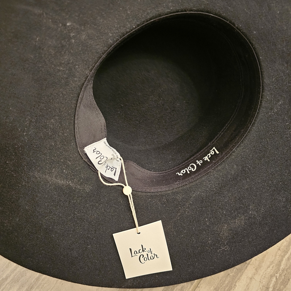 Lack of Color Charcoal Brim Hat